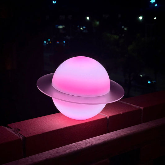 Moonside Neon Planet Lamp
