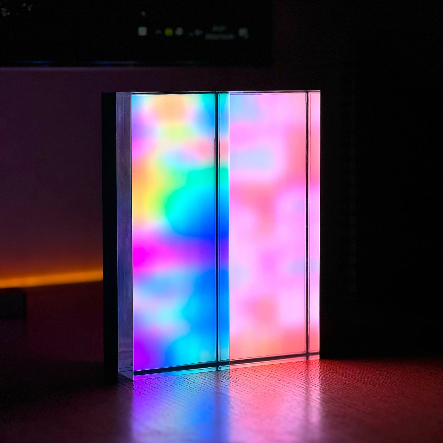 Moonside Neon Crystal Cube