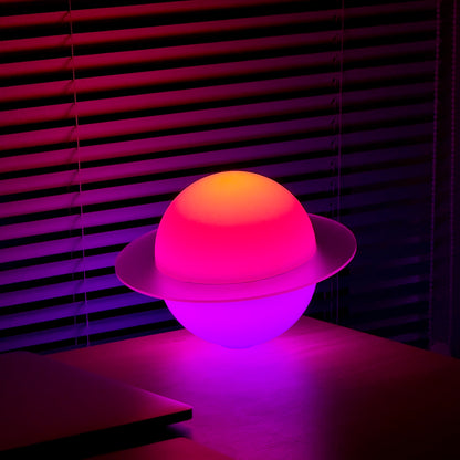 Moonside Neon Planet Lamp