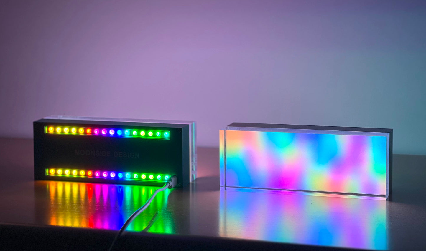 Moonside Neon Crystal Cube