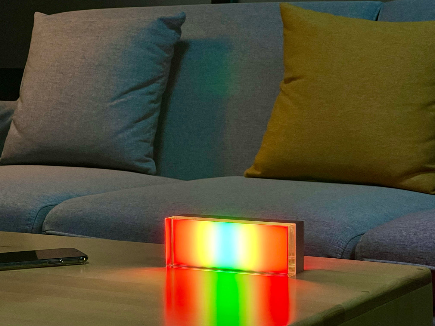 Moonside Neon Crystal Cube