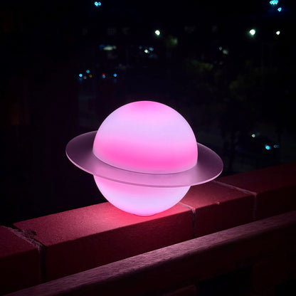 Moonside Neon Planet Lamp