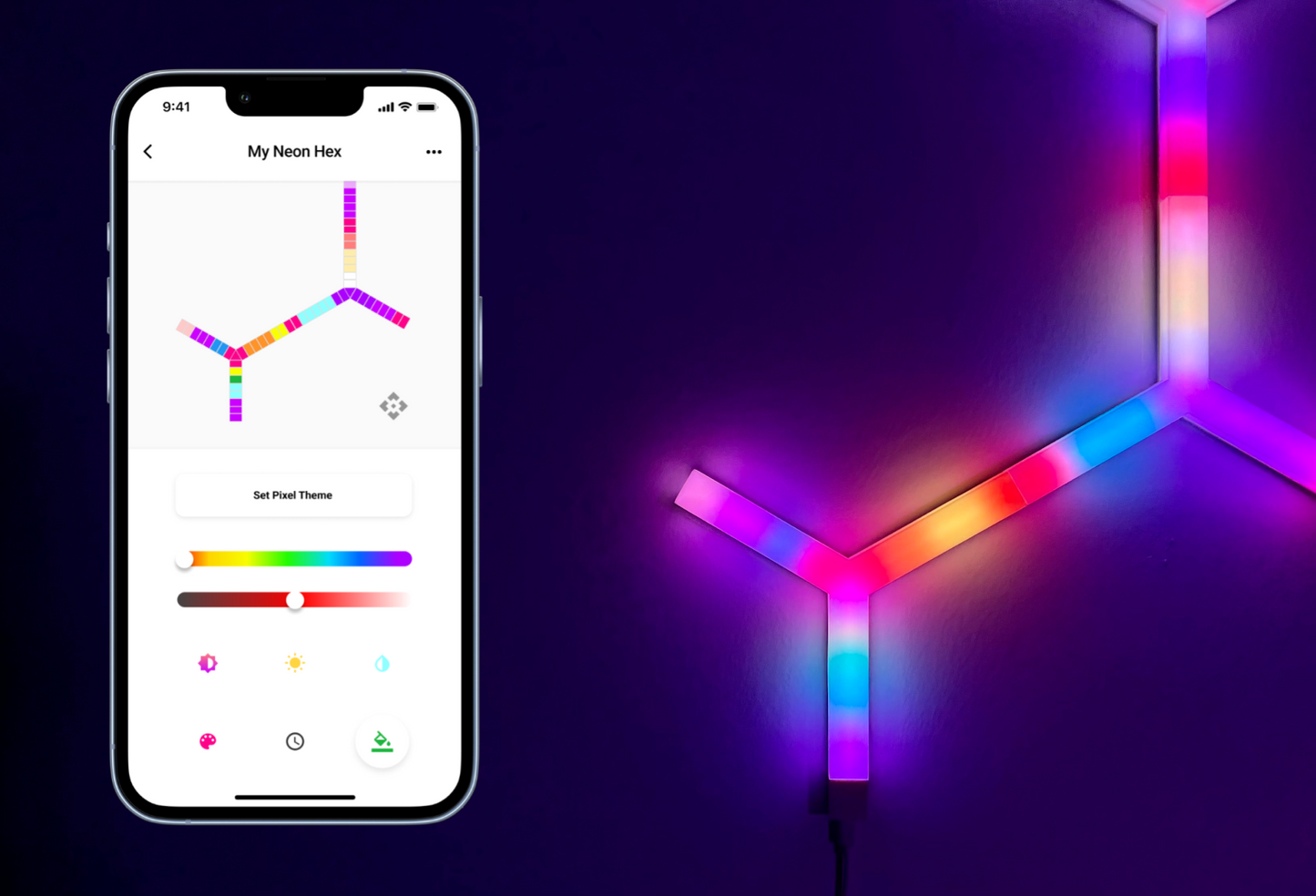 Moonside Neon Hex